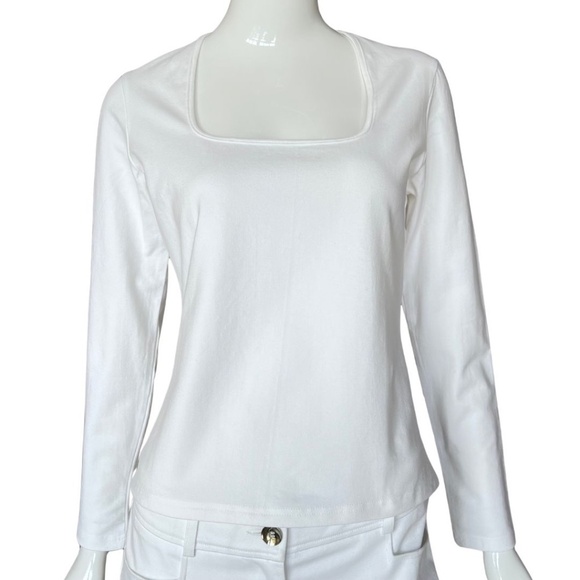 Express Scoop-Neck Long Sleeve Top Size Large NWT - Picture 4 of 6